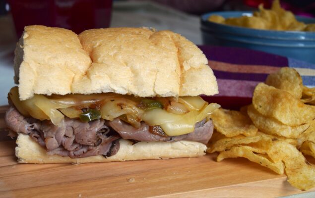 Cajun Cheesesteak Poboy Manda Fine Meats