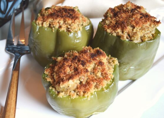 Boudin Stuffed Bell Peppers Manda Fine Meats