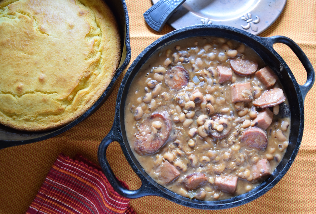 stewed black eyed peas